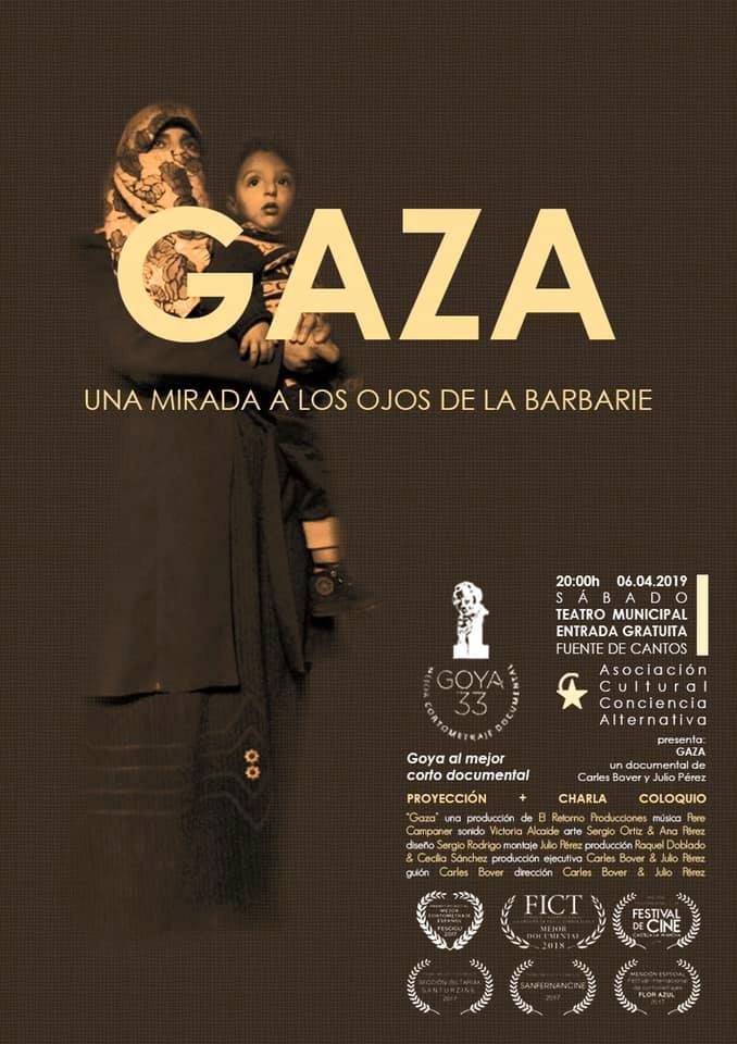 Gaza, una mirada a los ojos de la barbarie', mañana en Fuente de Cantos | **** Digital de Tentudia **** DTTD